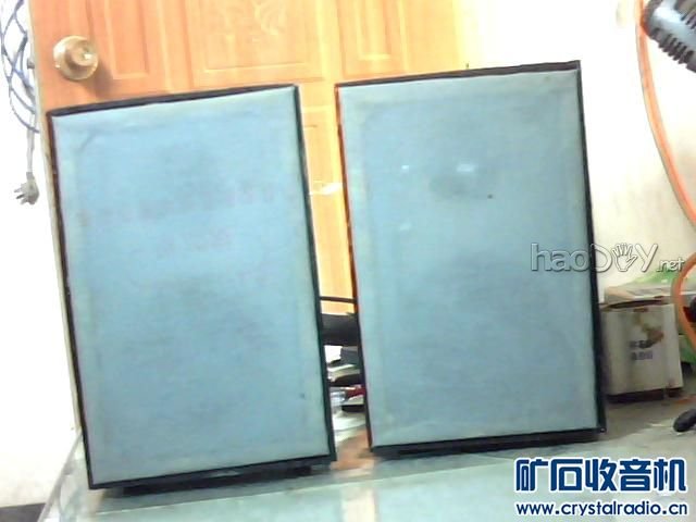 做好的音箱前脸.jpg 自制2.0桌面小音箱(3)