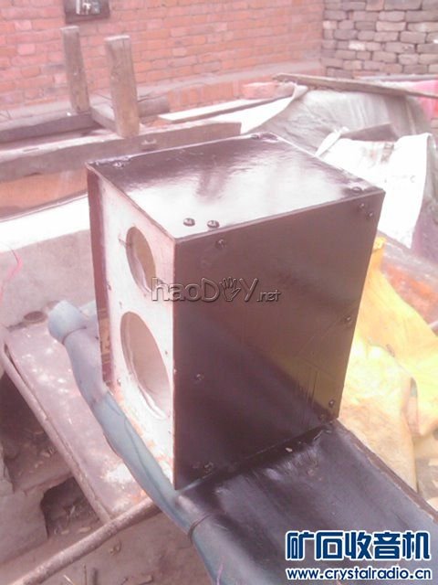 喷漆1.jpg 自制2.0桌面小音箱(3)