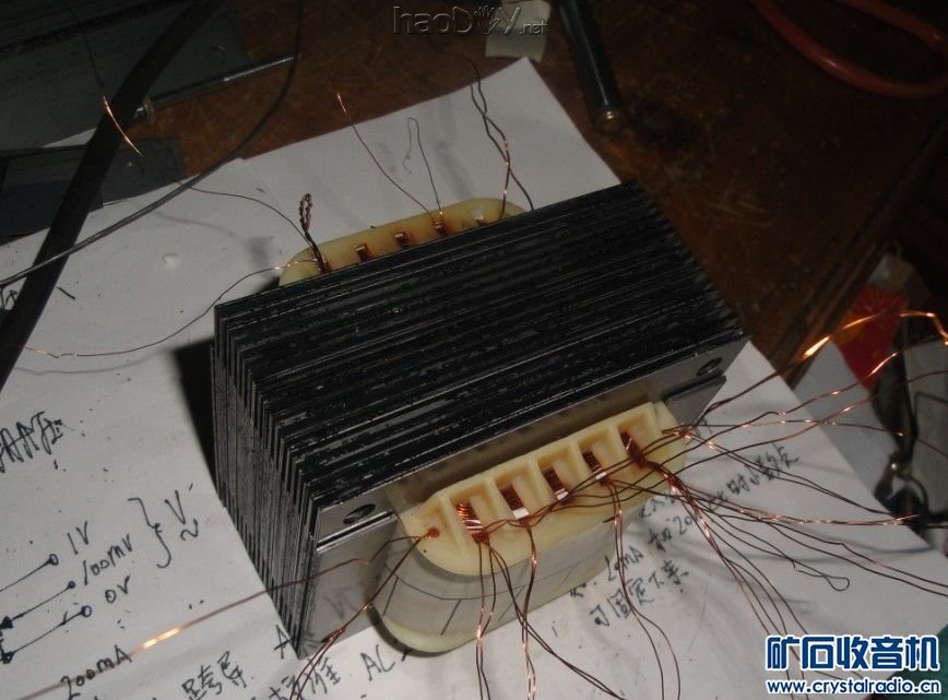 多绕组的电源牛正.jpg 6N3 SRPP推6P1电子管 单端胆机功率放大器(3)