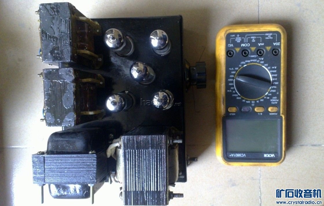 它的宽度.jpg 6N3 SRPP推6P1电子管 单端胆机功率放大器(3)