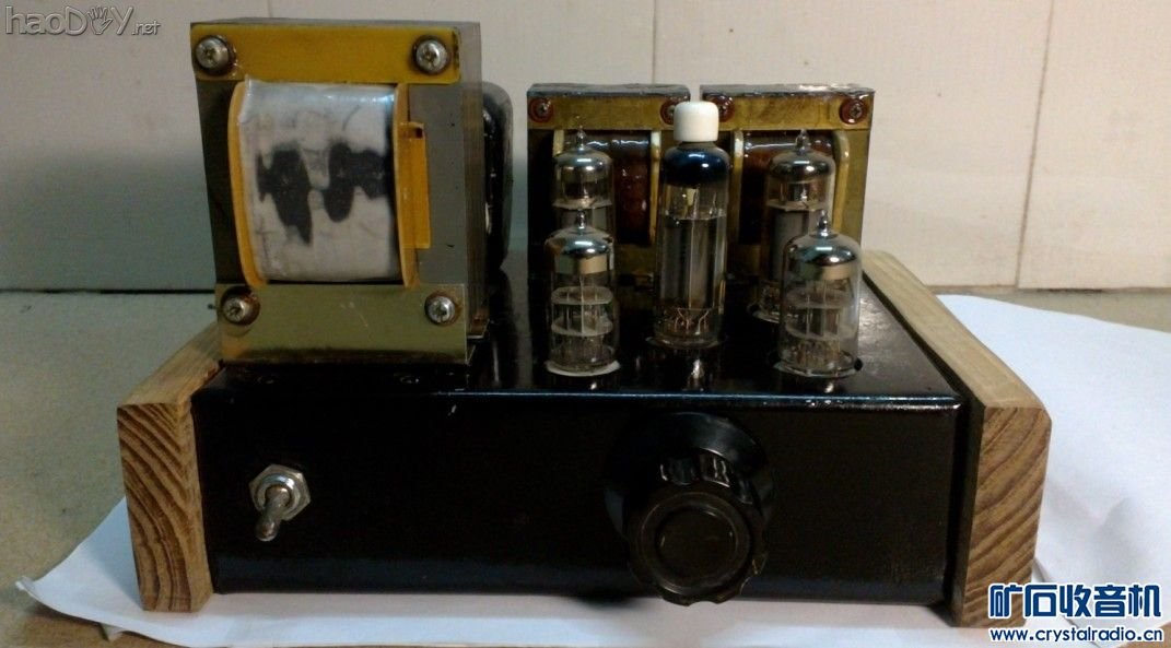 终极版正面.jpg 6N3 SRPP推6P1电子管 单端胆机功率放大器(6)