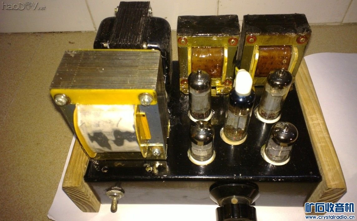 终极版前面.jpg 6N3 SRPP推6P1电子管 单端胆机功率放大器(5)