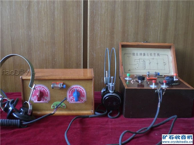 补发几张图 用老元件和高仿元件制作的矿石收音机