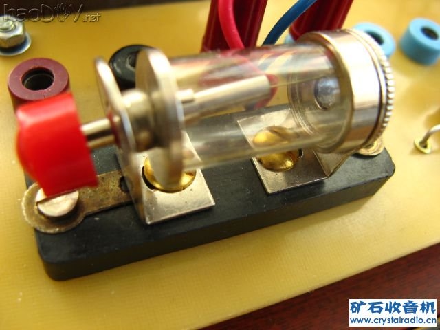 活动矿石检波器 矿石收音机/单管实验机