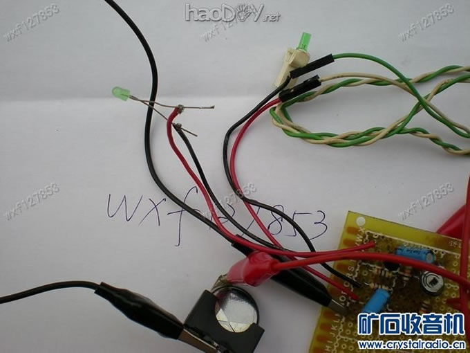 外接3V电池和LED测试 外接3V电池和LED测试