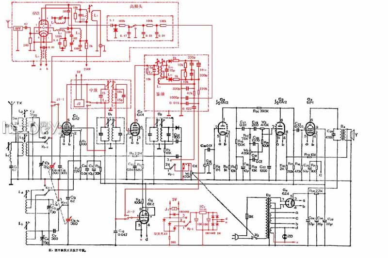 0005.jpg 电子管超外差FM收音机业余方法制作
