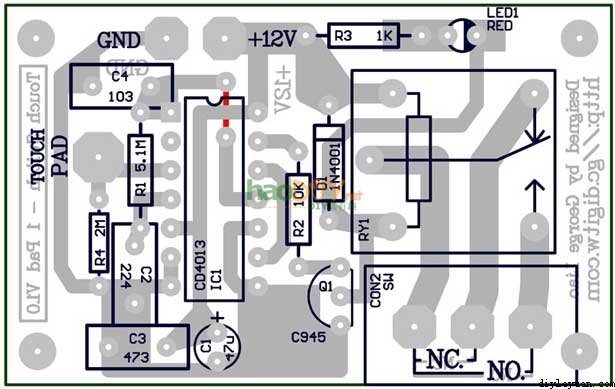CD4013ӿPCBͼ