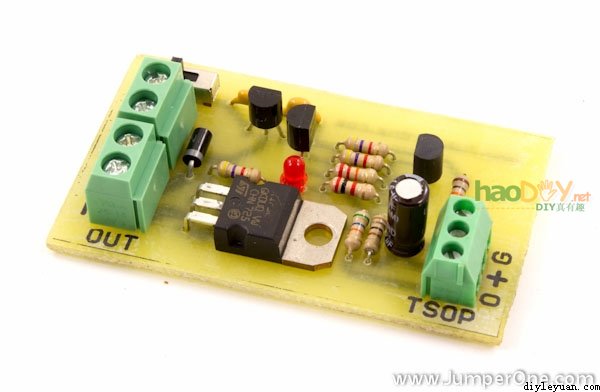 红外线遮挡式报警器的制作