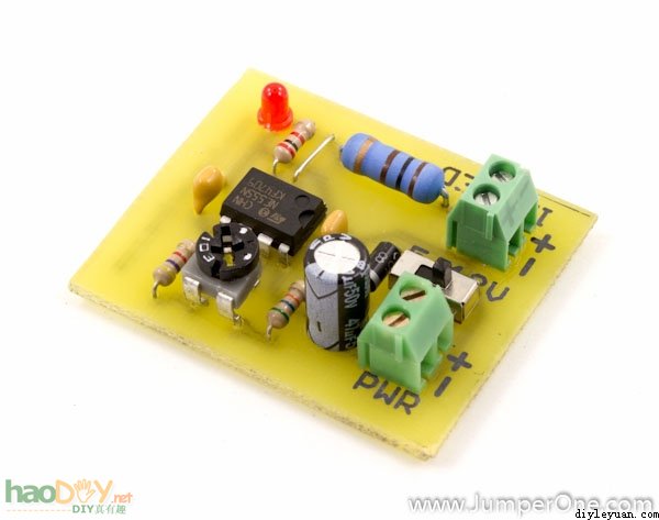 红外线遮挡式报警器的制作