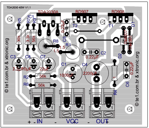 TDA2030+BS908/BD90740W-HI-FIƵŴ