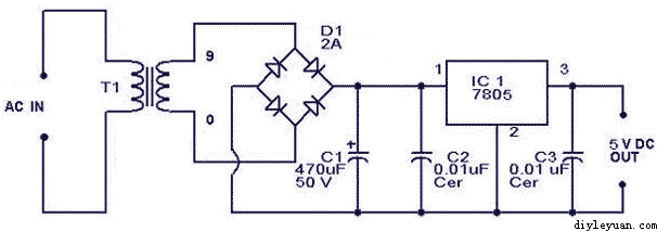 LM7805ѹԭӦõ·ͼ