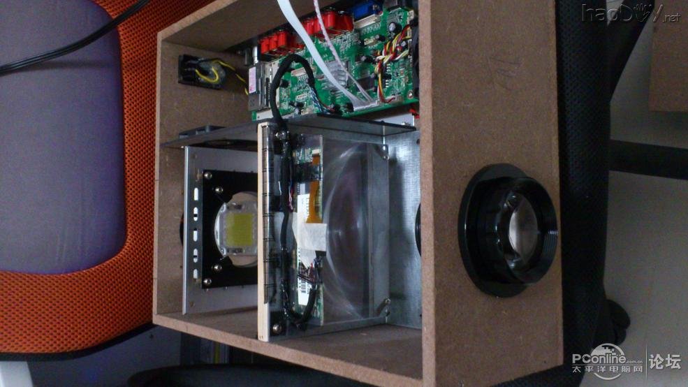 DIY100W LEDͶӰ깤