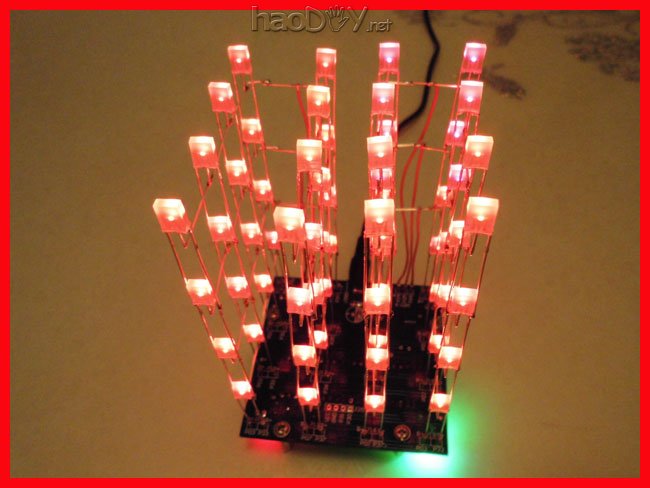 51ƬDIY׼4*4*4 ledɫԴƵ