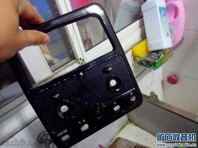洗刷之后 MF500型万用表改造的收音机!!