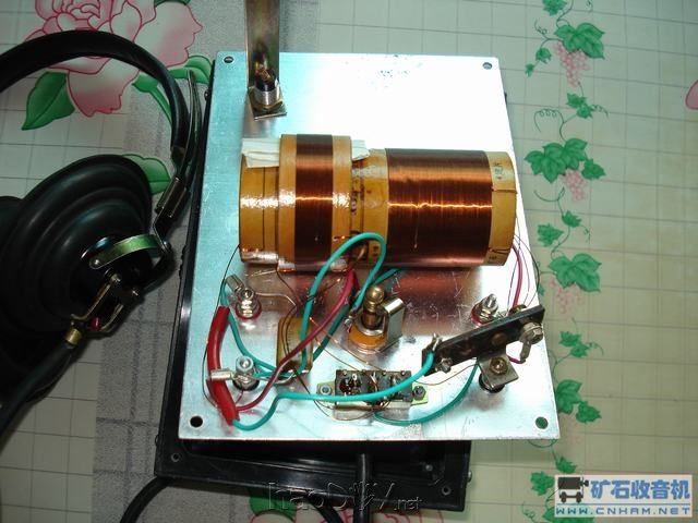 我制作的矿石机 - 我的矿石收音机终于响了