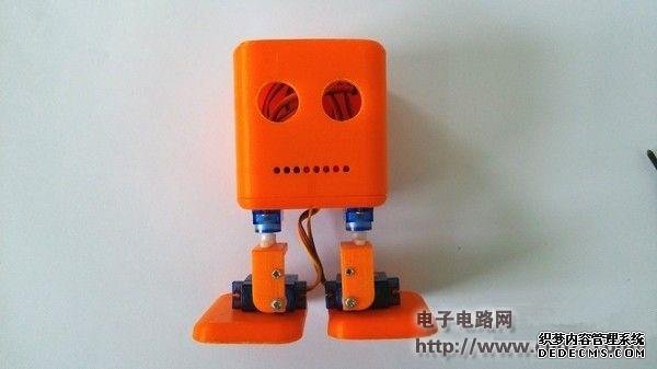 旋转跳跃不停歇,3D打印一个会跳舞的机器人