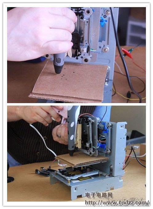 旧DVD驱动器变形记,改造成简易3D打印机