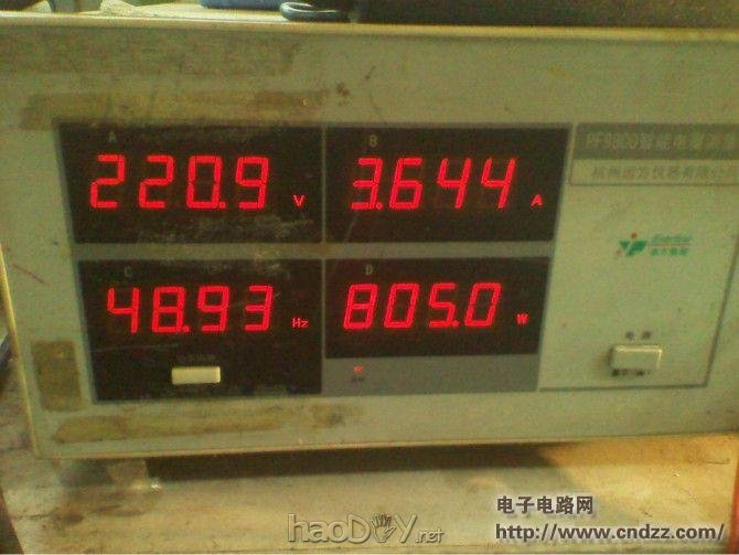 老天不负有心人,DIY的800W正弦波逆变器终于成功了!