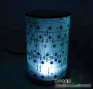 教你用键盘制作软板灯罩