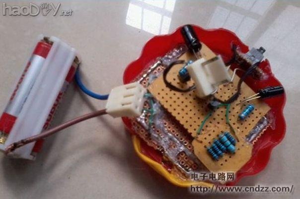 用针线盒自制的声控LED旋律灯,可随音乐舞动!