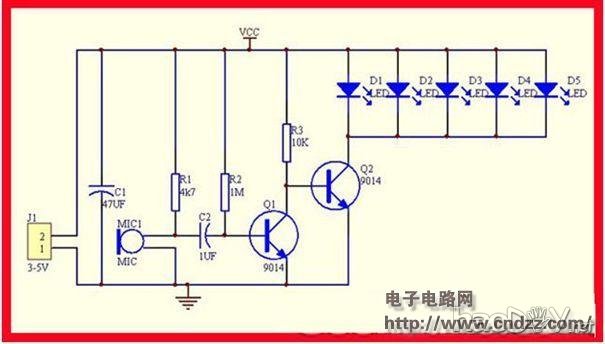 用针线盒自制的声控LED旋律灯,可随音乐舞动!