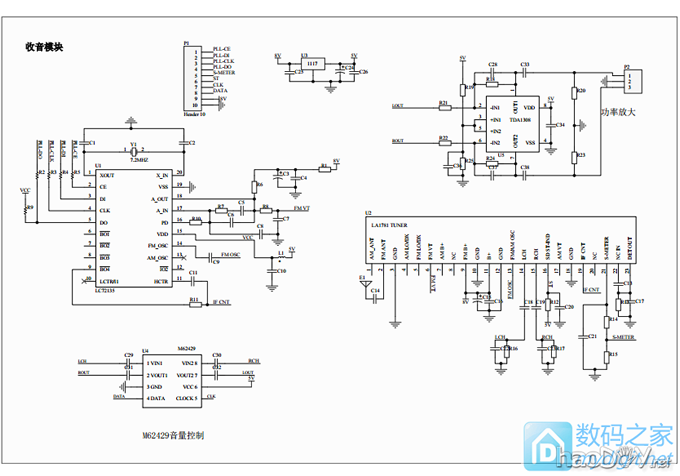 óƵͷLA1781 DIY PLL໷FMỮ