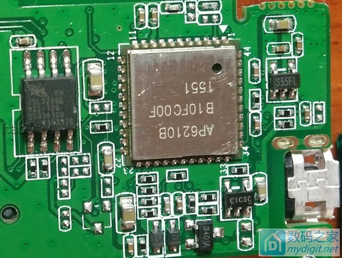 ֵ1Ԫ = STM32оƬ + ﮵ + 32M-BIT洢оƬ + Micro