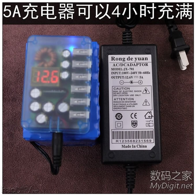 ƶԴ淨65V12A40200mahѹʾ4Сʱ