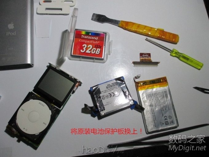 ipod mini2 32G CF ı 1520﮵ˢRockb