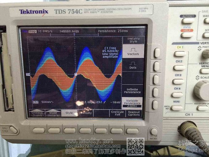 ̩ʾòɫCRTҺͼ⣨Tektronix TDS754C